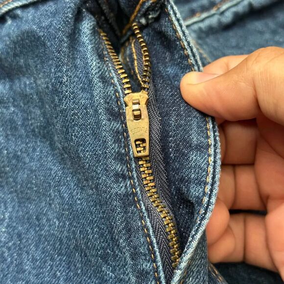 Levi's LVC Big E Orange Tab 646 0217 Flared Denim Jeans Size 32X30 - Picture 5 of 9